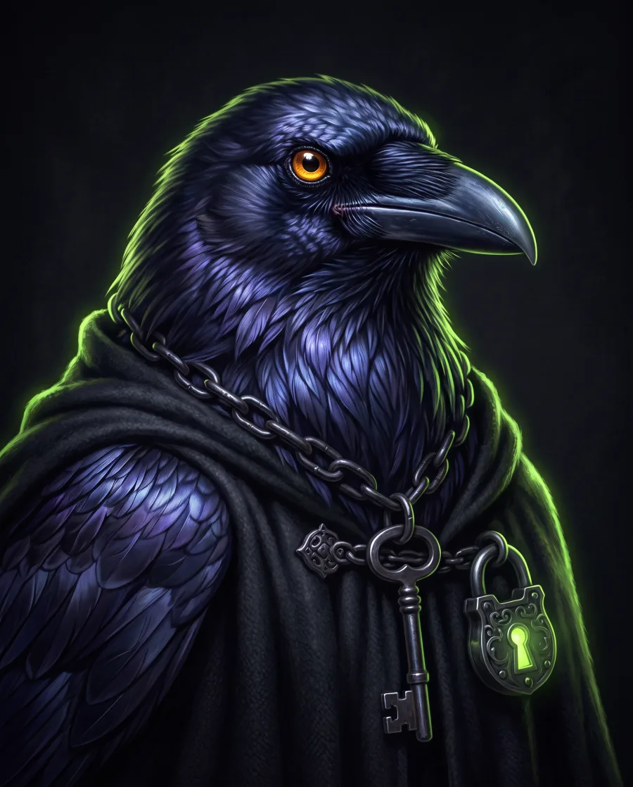 The Keeper, Corvid Court portrait