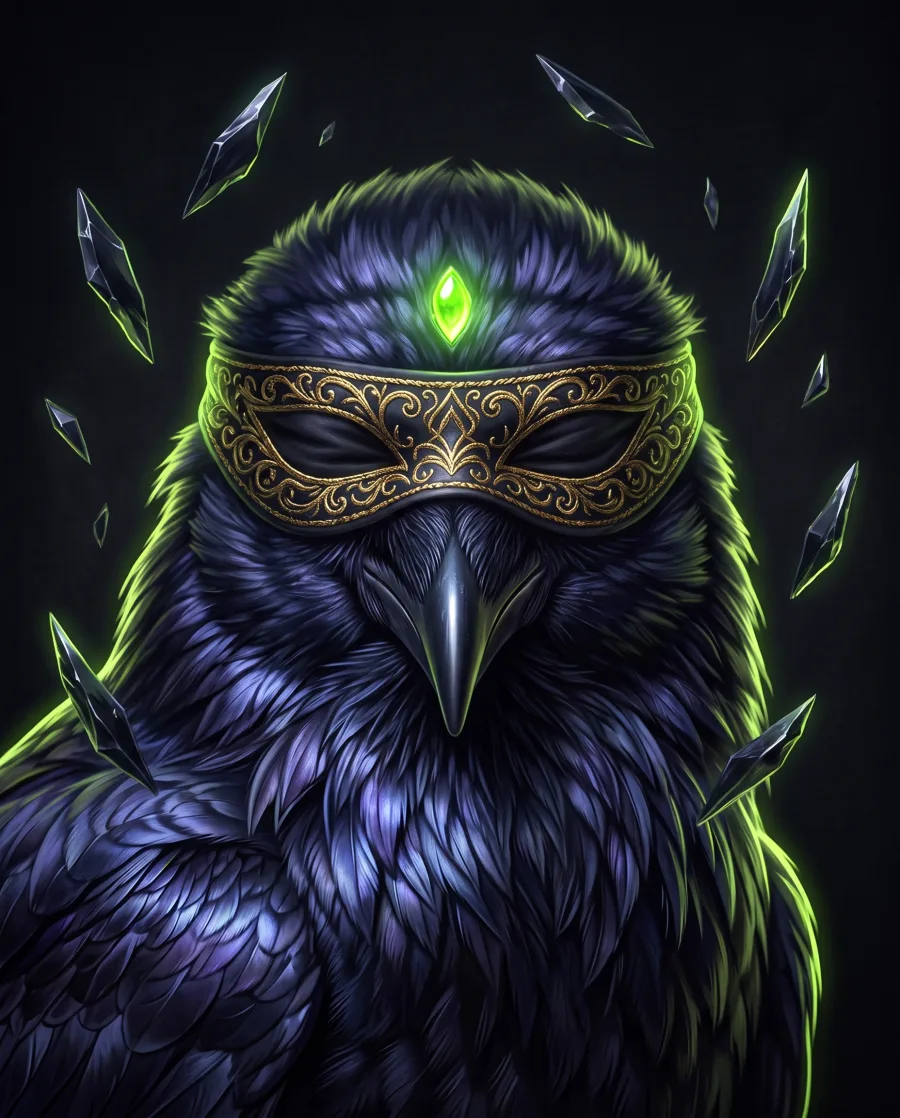 The Oracle, Corvid Court portrait