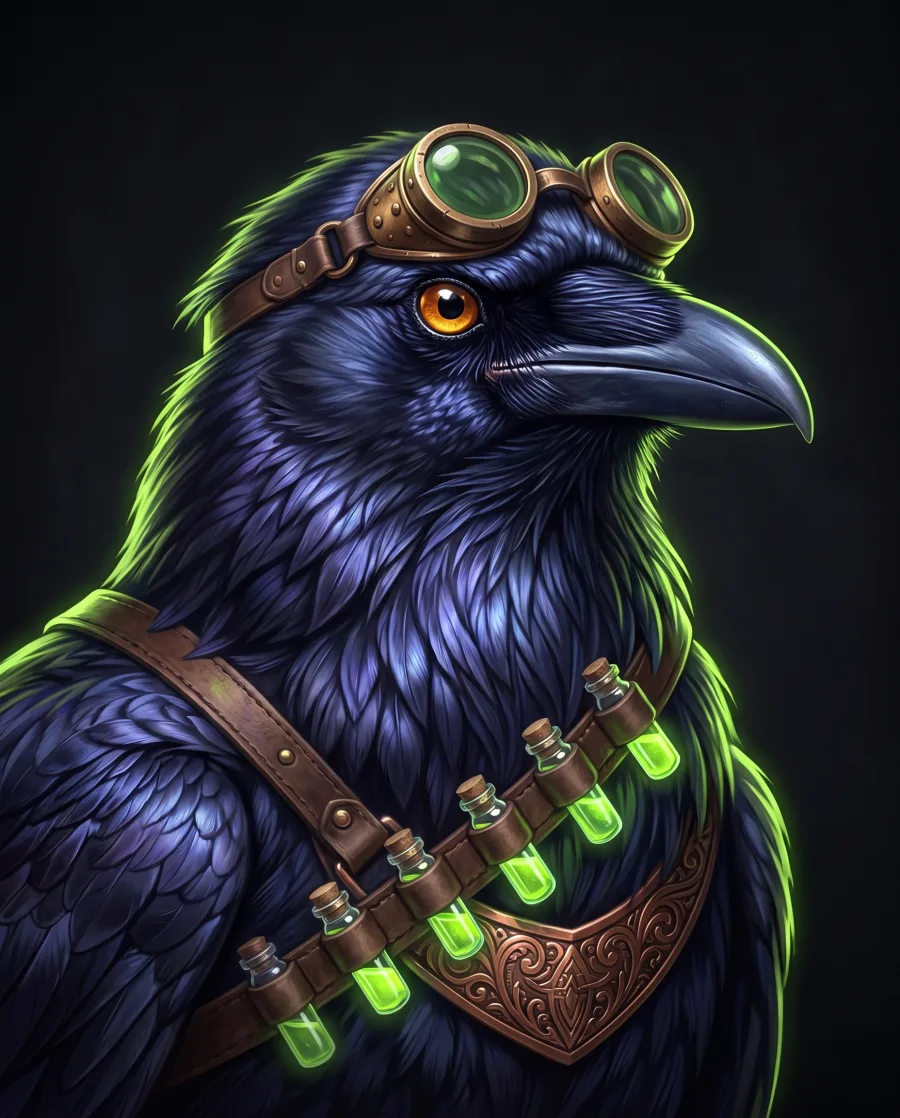 The Alchemist, Corvid Court portrait