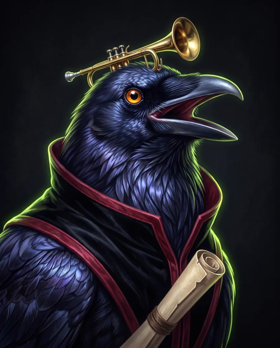 The Herald, Corvid Court portrait