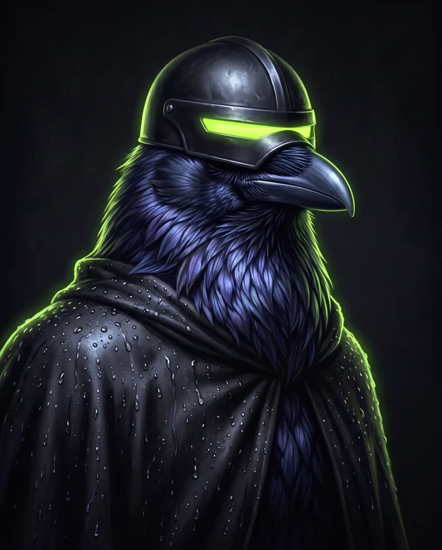 The Sentinel, Corvid Court portrait